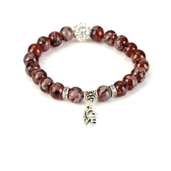 Yoga bracelet for lovers