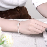 Crystal Mesh White Bracelet